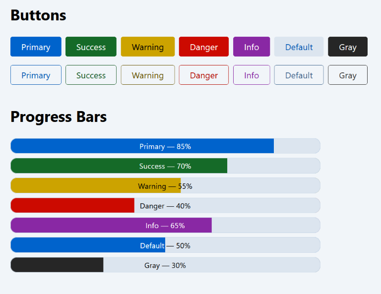 Claude: component theme test